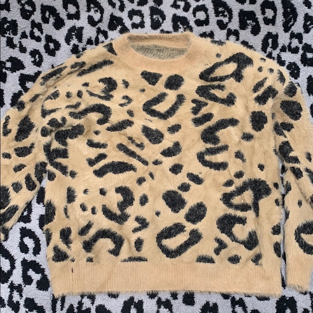 Amazon faux fur sweater